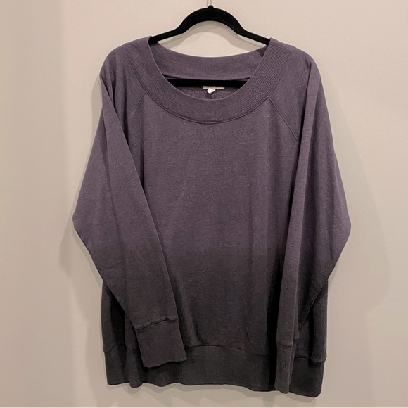Tops - Maurices Purple Ombre Sweatshirt - Women’s Plus Size 2